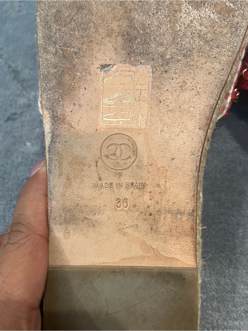 Chanel Espadrille Slides View 6
